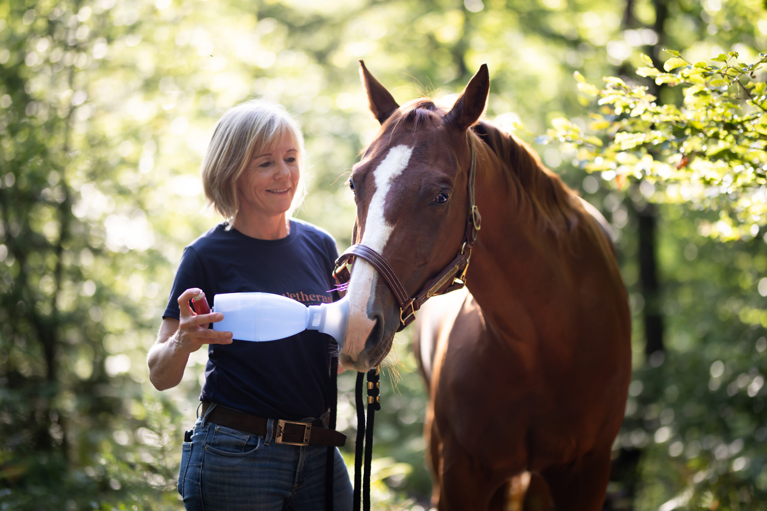 Christina Thomas mit Pferd